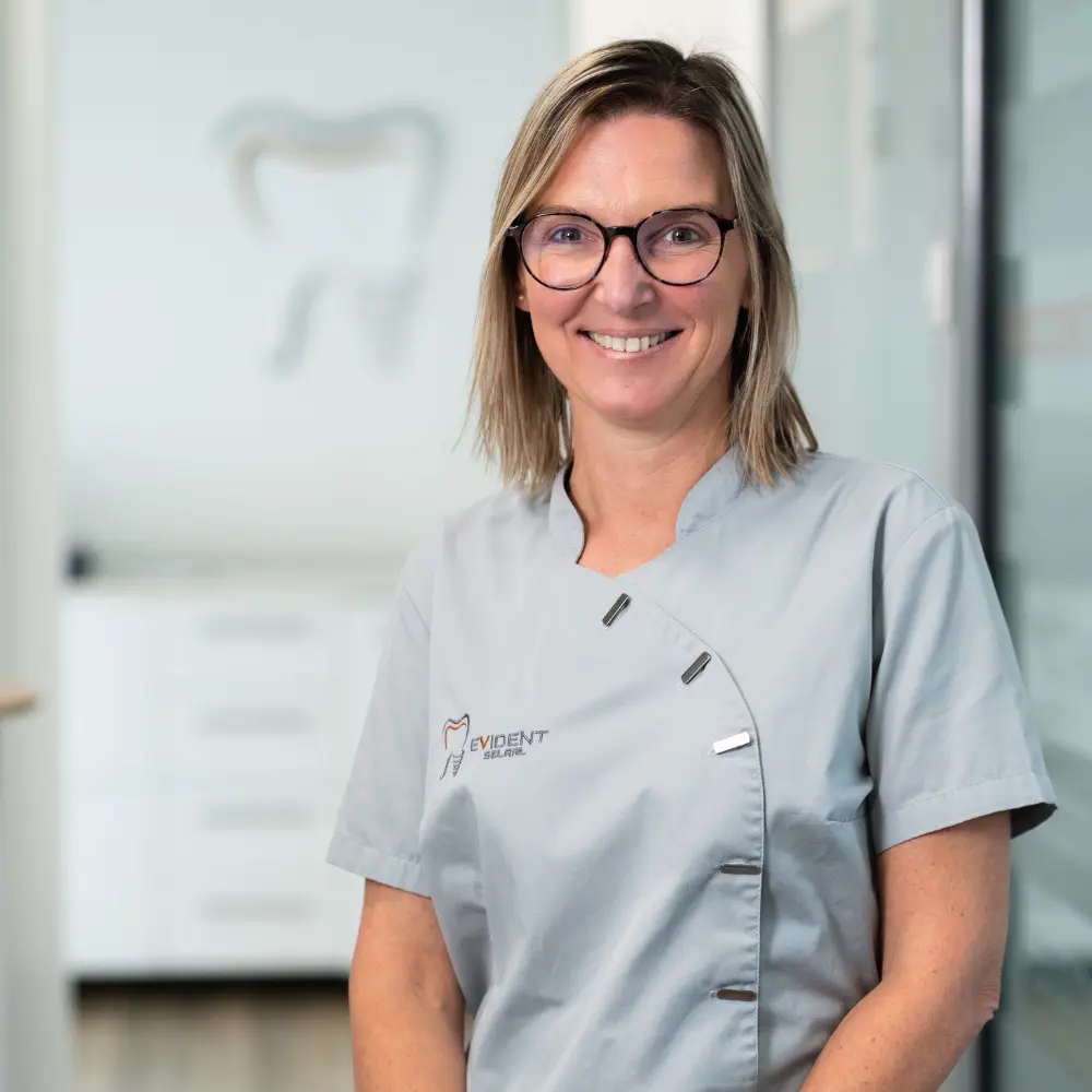 Virginie assistante administrative du cabinet EVIDENT à Romans-sur-Isère